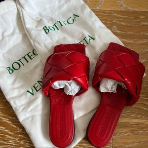 Bottega Intreccio Nappa Lido Sandals sz 36.5